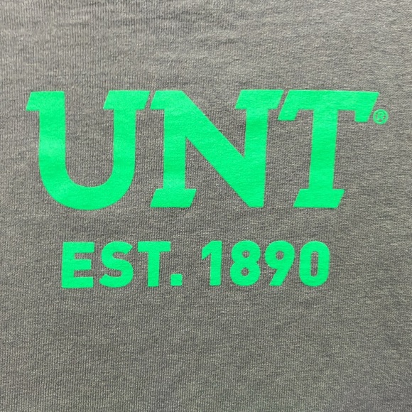 UNT tee shirt short sleeve University of North Texas Eagles Mean Green Scrappy - Picture 4 of 5